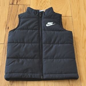 Nike Black Quilted Vest